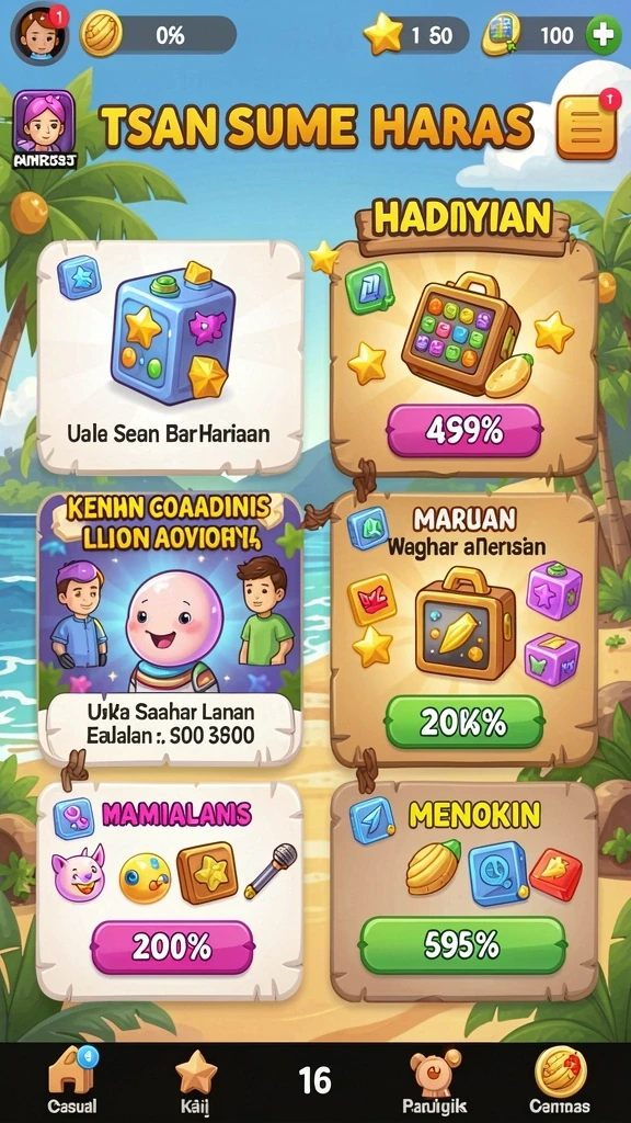 asd123 - Tantangan yang bervariasi di setiap level.