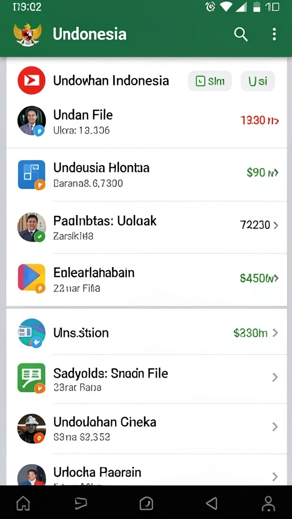 megaidr - Tampilan antarmuka yang sederhana dan intuitif.